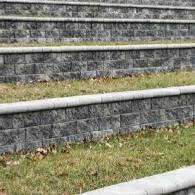 Backyard seating and steps